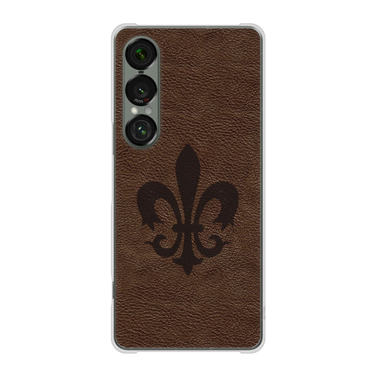 Xperia 1 VII SOG15 au 高画質仕上げ 背面印刷 ハードケースレザー風