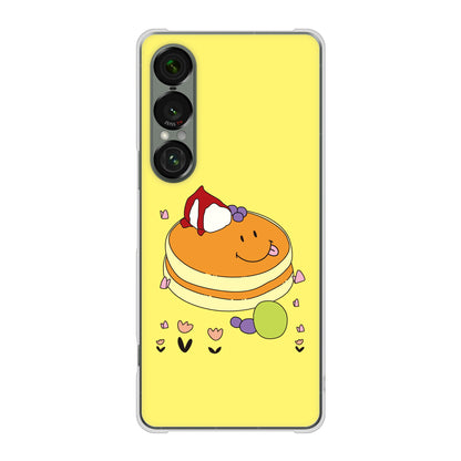 Xperia 1 VII SOG15 au 高画質仕上げ 背面印刷 ハードケーススイーツイラスト