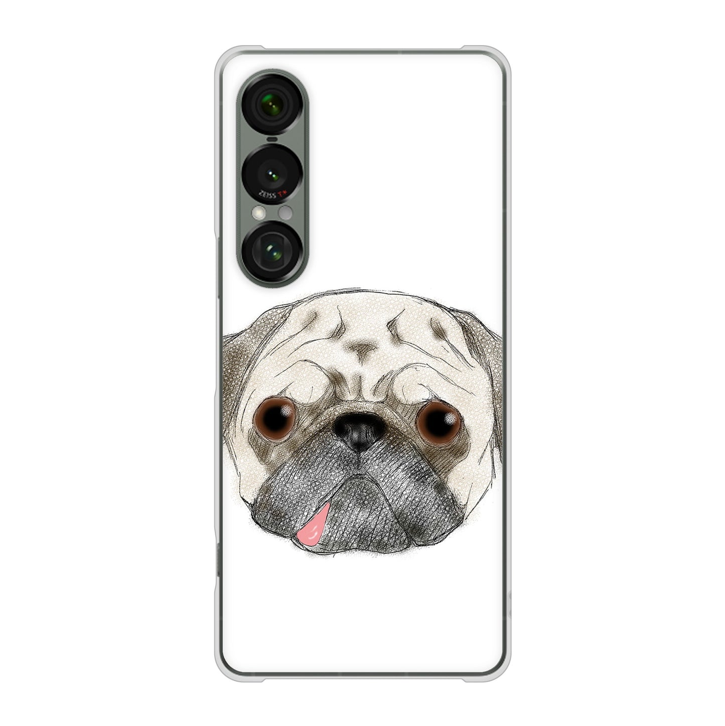 Xperia 1 VII SOG15 au 高画質仕上げ 背面印刷 ハードケースパグ