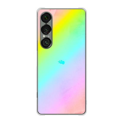 Xperia 1 VII SOG15 au 高画質仕上げ 背面印刷 ハードケースパステルアート