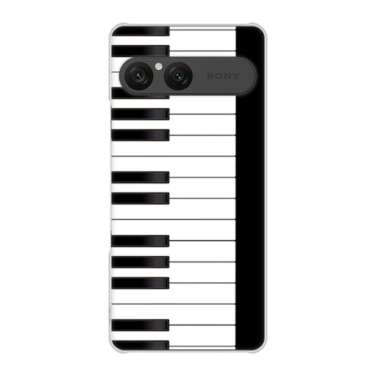 Xperia 10 VII SOG16 au 高画質仕上げ 背面印刷 ハードケースピアノ