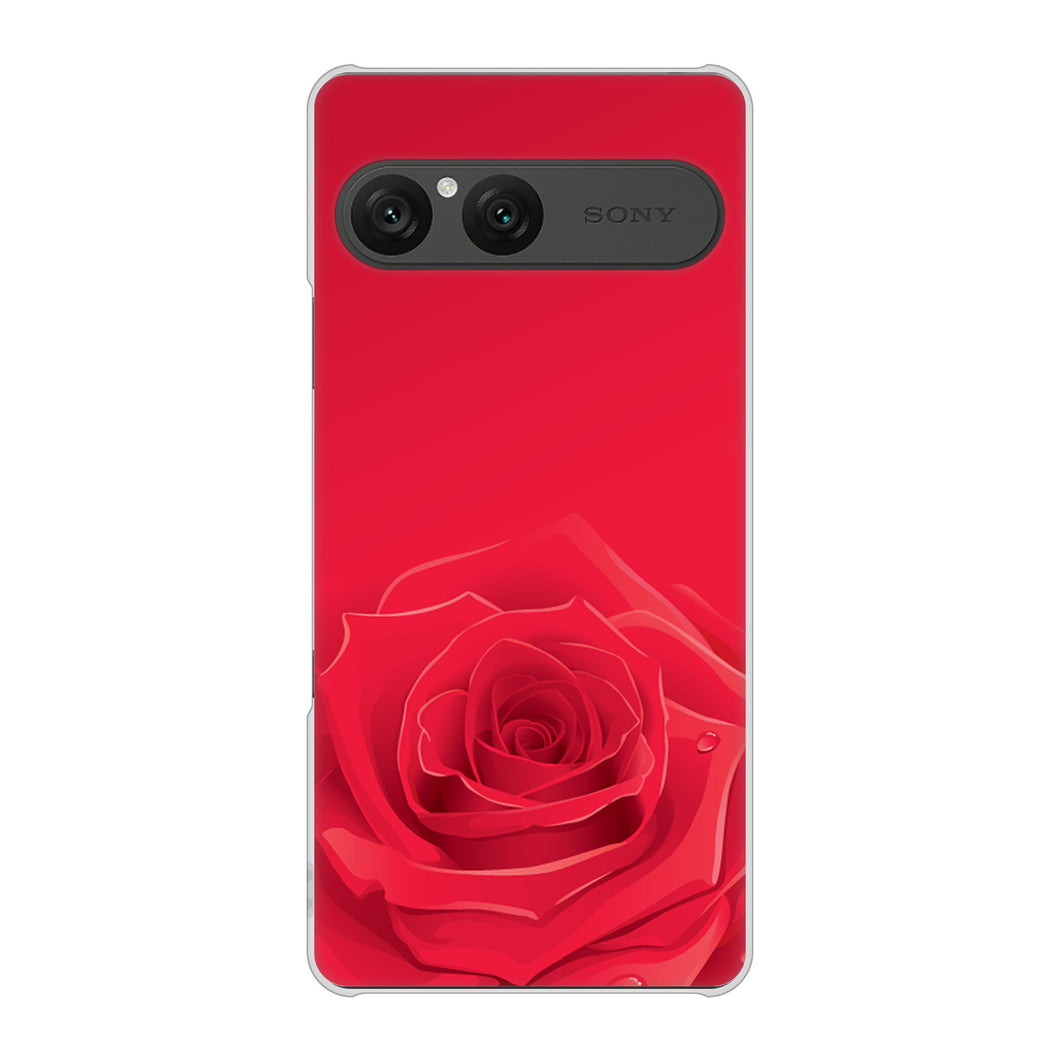 Xperia 10 VII SOG16 au 高画質仕上げ 背面印刷 ハードケースバラ