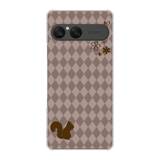 Xperia 10 VII SOG16 au 高画質仕上げ 背面印刷 ハードケース 【515 リス】
