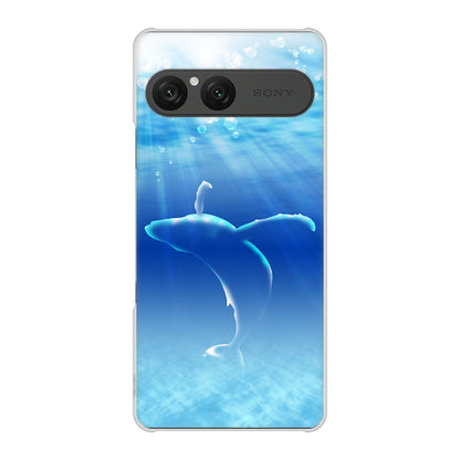 Xperia 10 VII SOG16 au 高画質仕上げ 背面印刷 ハードケース海の守り神