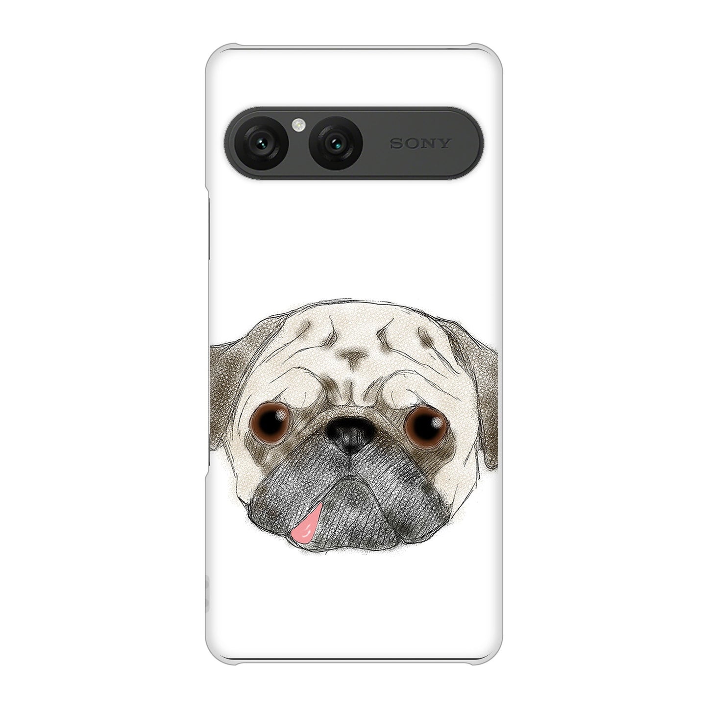 Xperia 10 VII SOG16 au 高画質仕上げ 背面印刷 ハードケースパグ