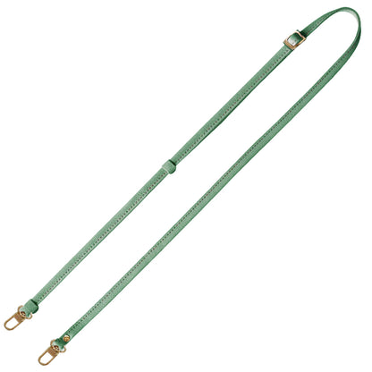 シュリンクレザー 本革 スマホ用ショルダーストラップ ゴールド金具 約75～134cm