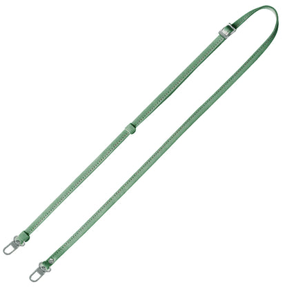 シュリンクレザー 本革 スマホ用ショルダーストラップ シルバー金具 約75～134cm