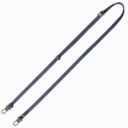 シュリンクレザー 本革 スマホ用ショルダーストラップ シルバー金具 約75～134cm