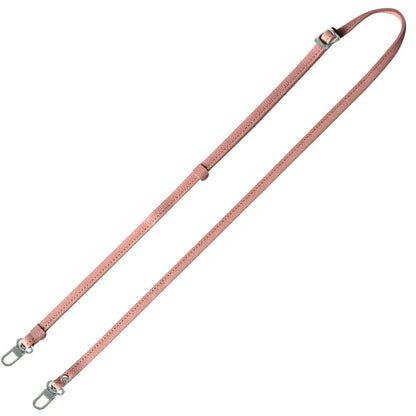 シュリンクレザー 本革 スマホ用ショルダーストラップ シルバー金具 約75～134cm