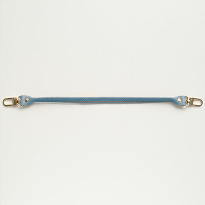 シュリンクレザー 本革 バッグの持ち手風ストラップ  約30cm