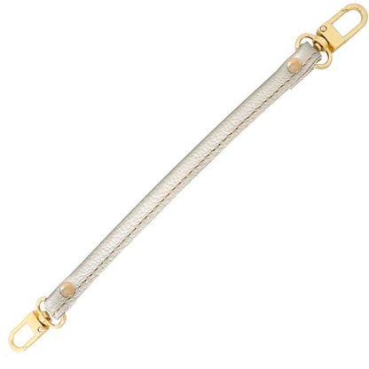 シュリンクレザー 本革 手提げストラップ （ループストラップ）  約23cm ゴールド金具