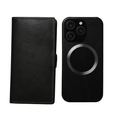 レンズ完全保護 栃木レザー 手帳型ケース MagSafe対応 CAMHIDE