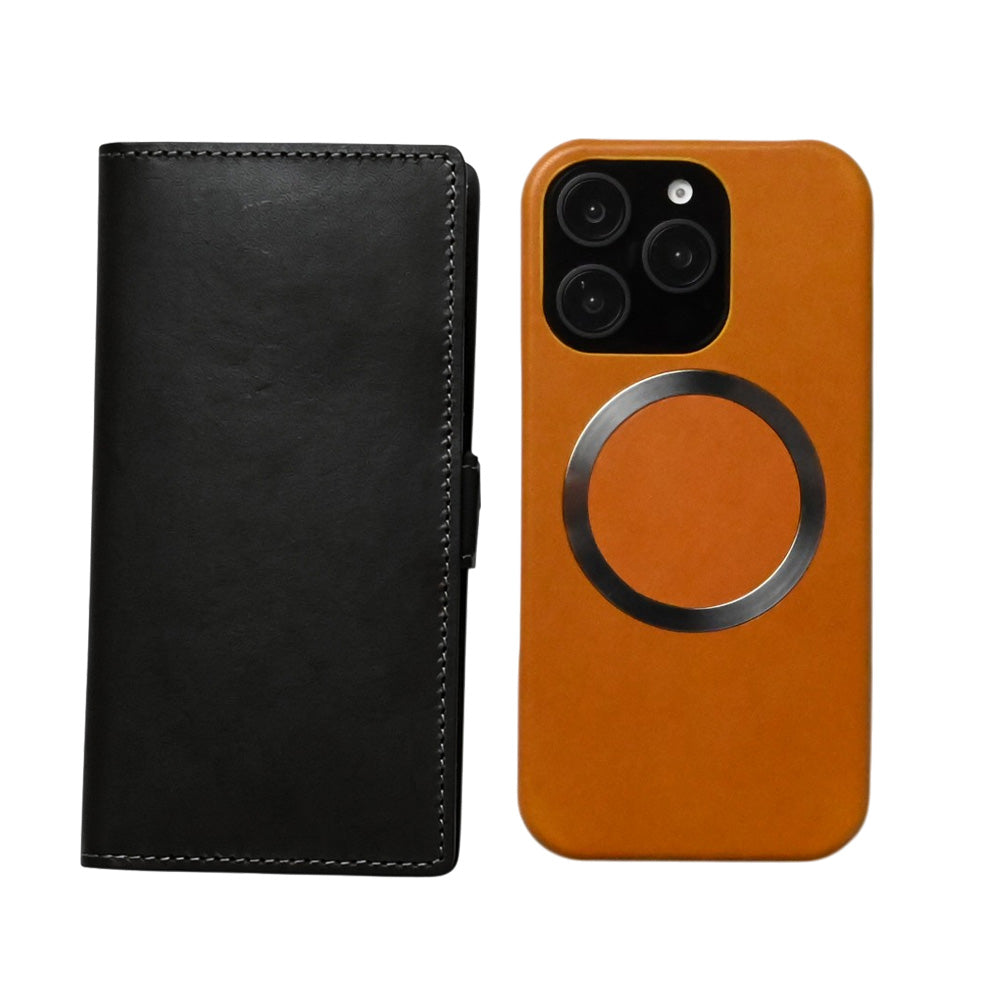 iPhone17e CAMHIDE カメラ穴のない MagSafe対応 手帳型ケース