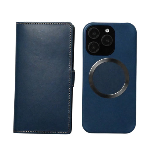 iPhone7 レンズ完全保護 栃木レザー 手帳型ケース MagSafe対応 CAMHIDE