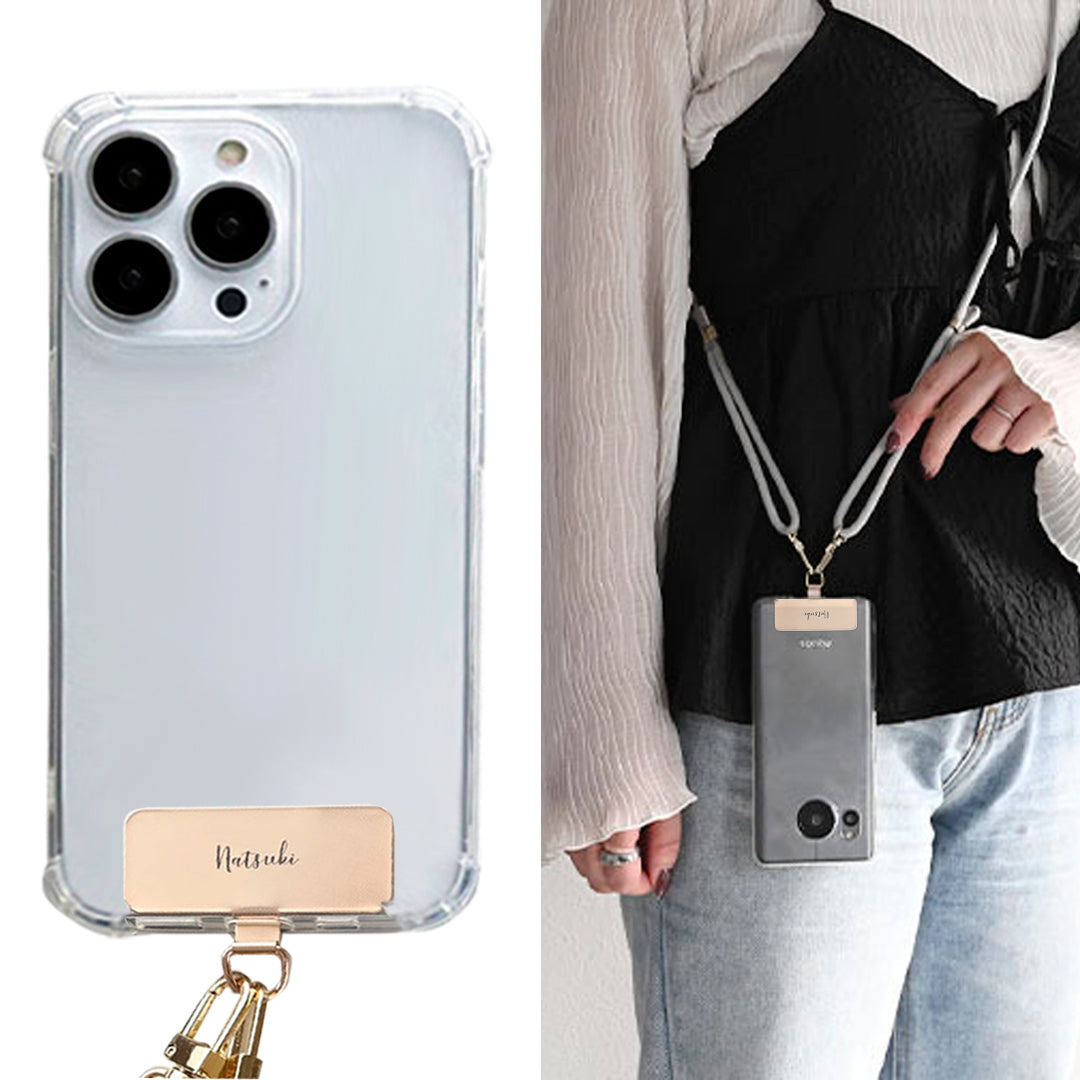 名入れ ステンレス ストラップホルダー – スマホカバー館