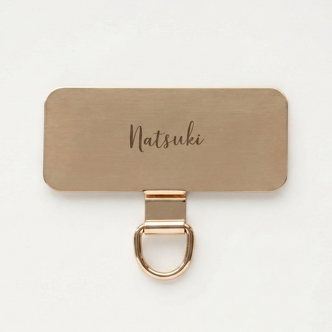 名入れ ステンレス ストラップホルダー