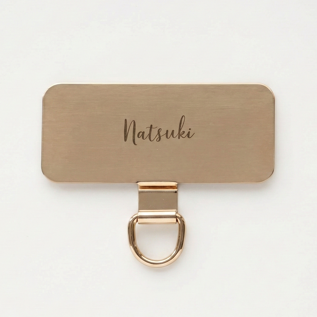 名入れ ステンレス ストラップホルダー