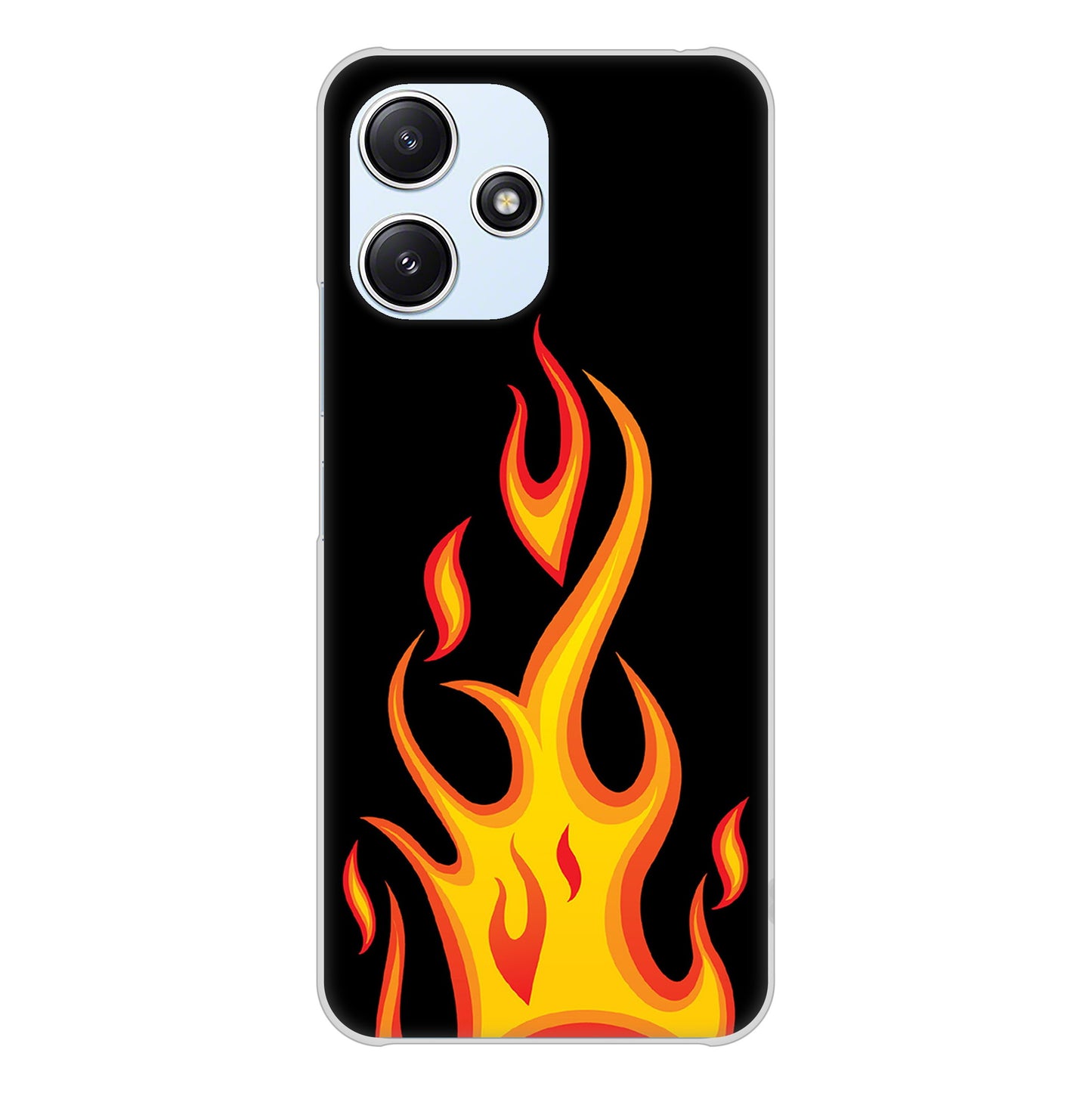 Redmi 12 5G XIG03 au 高画質仕上げ 背面印刷 ハードケース 【010 ファイヤー】