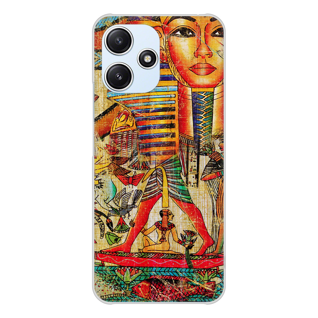Redmi 12 5G XIG03 au 高画質仕上げ 背面印刷 ハードケース 【329 ナイル ツタンカーメン】