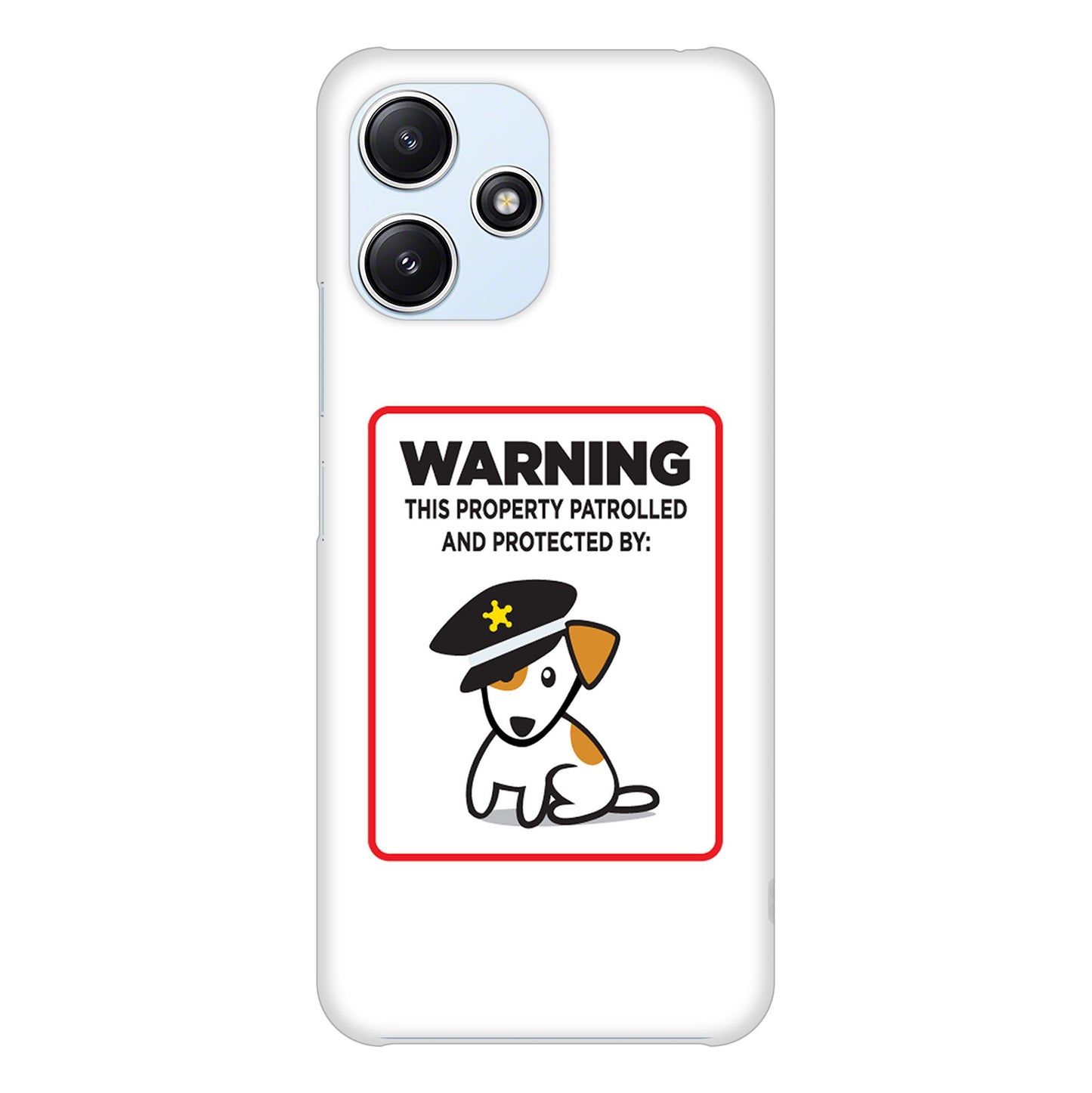 Redmi 12 5G XIG03 au 高画質仕上げ 背面印刷 ハードケース 【374 猛犬注意】