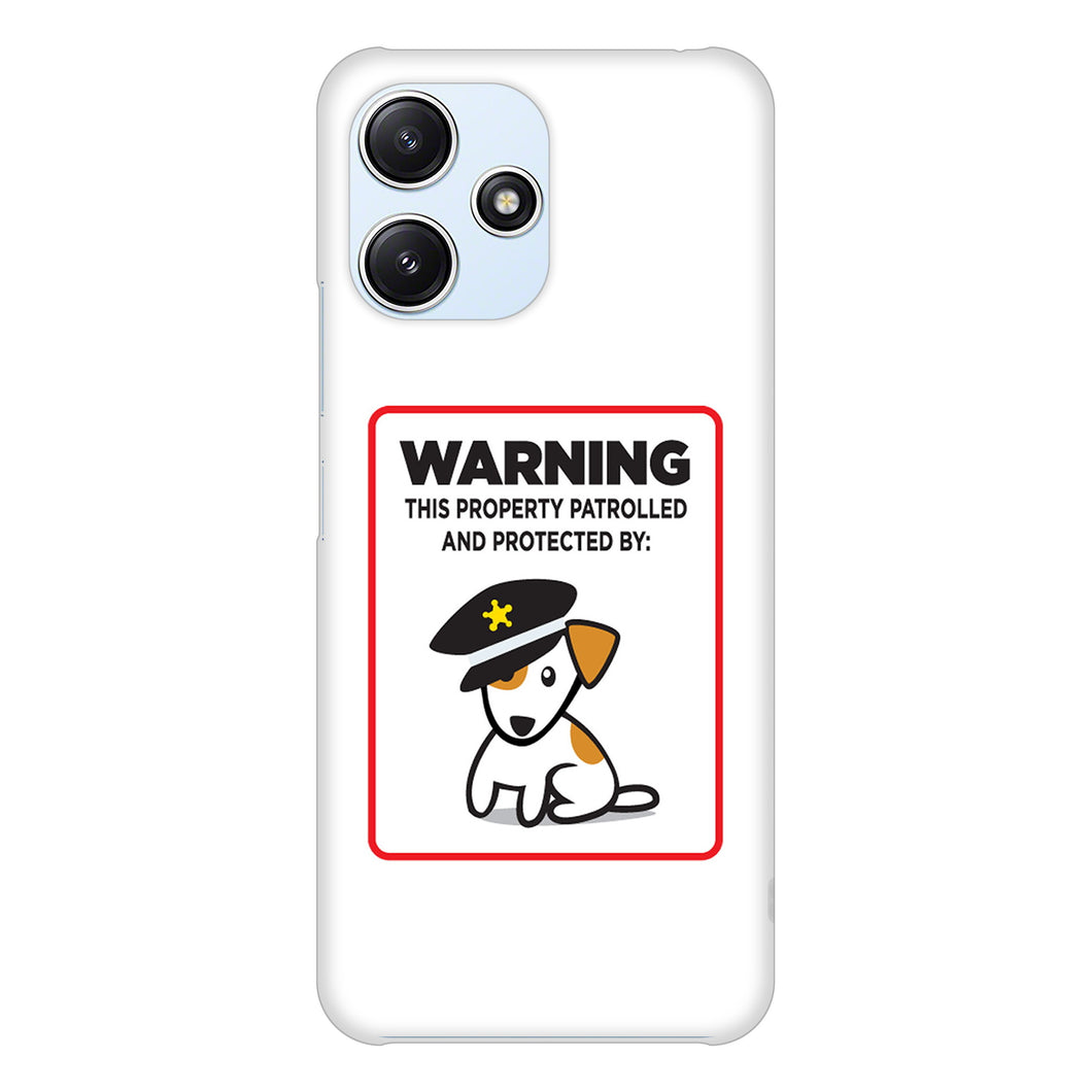 Redmi 12 5G XIG03 au 高画質仕上げ 背面印刷 ハードケース 【374 猛犬注意】