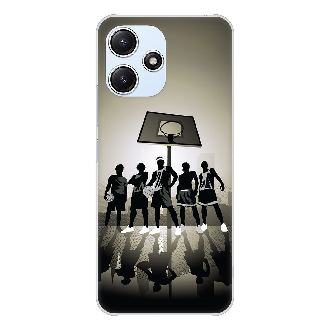 Redmi 12 5G XIG03 au 高画質仕上げ 背面印刷 ハードケース 【389 クールバスケ】