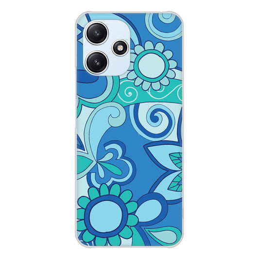 Redmi 12 5G XIG03 au 高画質仕上げ 背面印刷 ハードケース 【409 ブルーミックス】