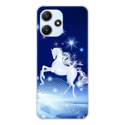 Redmi 12 5G XIG03 au 高画質仕上げ 背面印刷 ハードケース 【436 ペガサス】