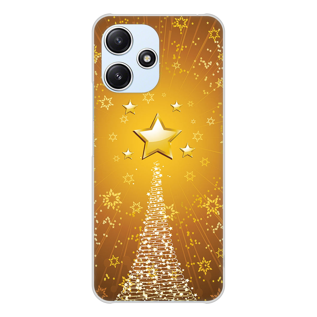 Redmi 12 5G XIG03 au 高画質仕上げ 背面印刷 ハードケースクリスマス