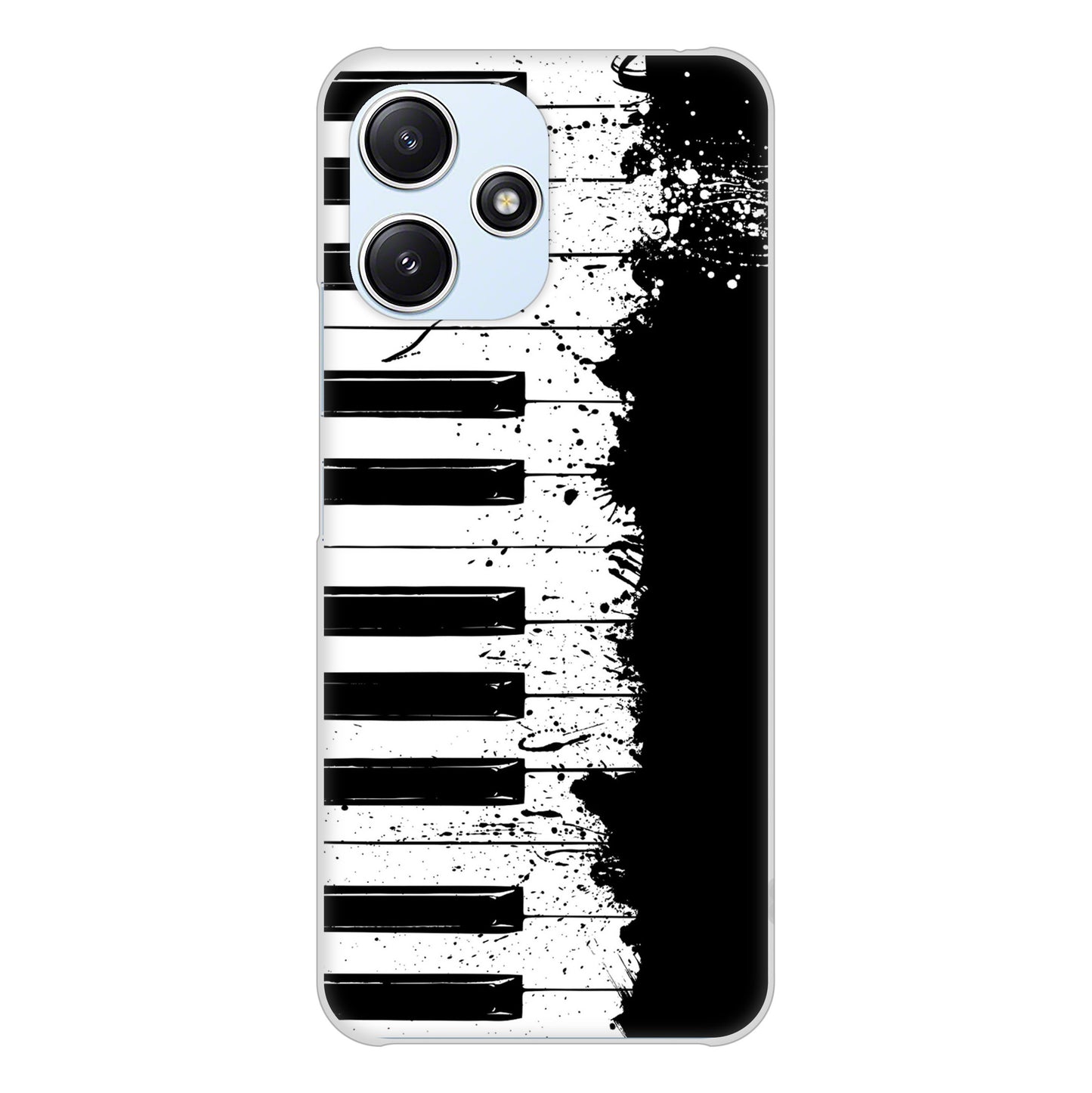 Redmi 12 5G XIG03 au 高画質仕上げ 背面印刷 ハードケースピアノ