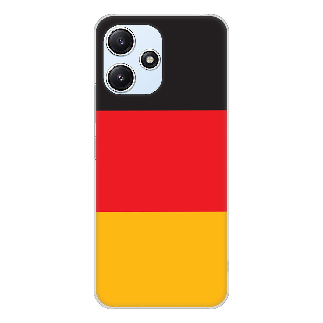 Redmi 12 5G XIG03 au 高画質仕上げ 背面印刷 ハードケース国旗