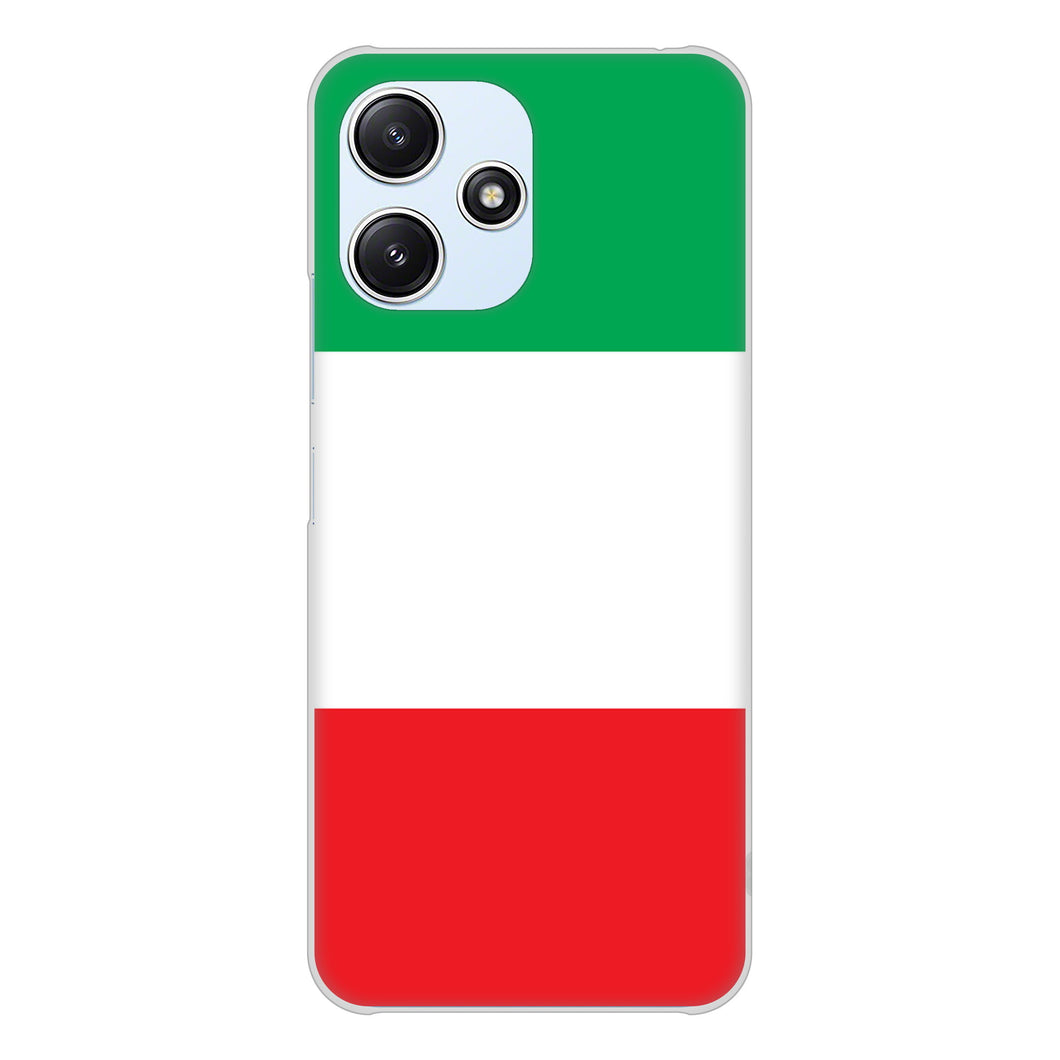 Redmi 12 5G XIG03 au 高画質仕上げ 背面印刷 ハードケース国旗