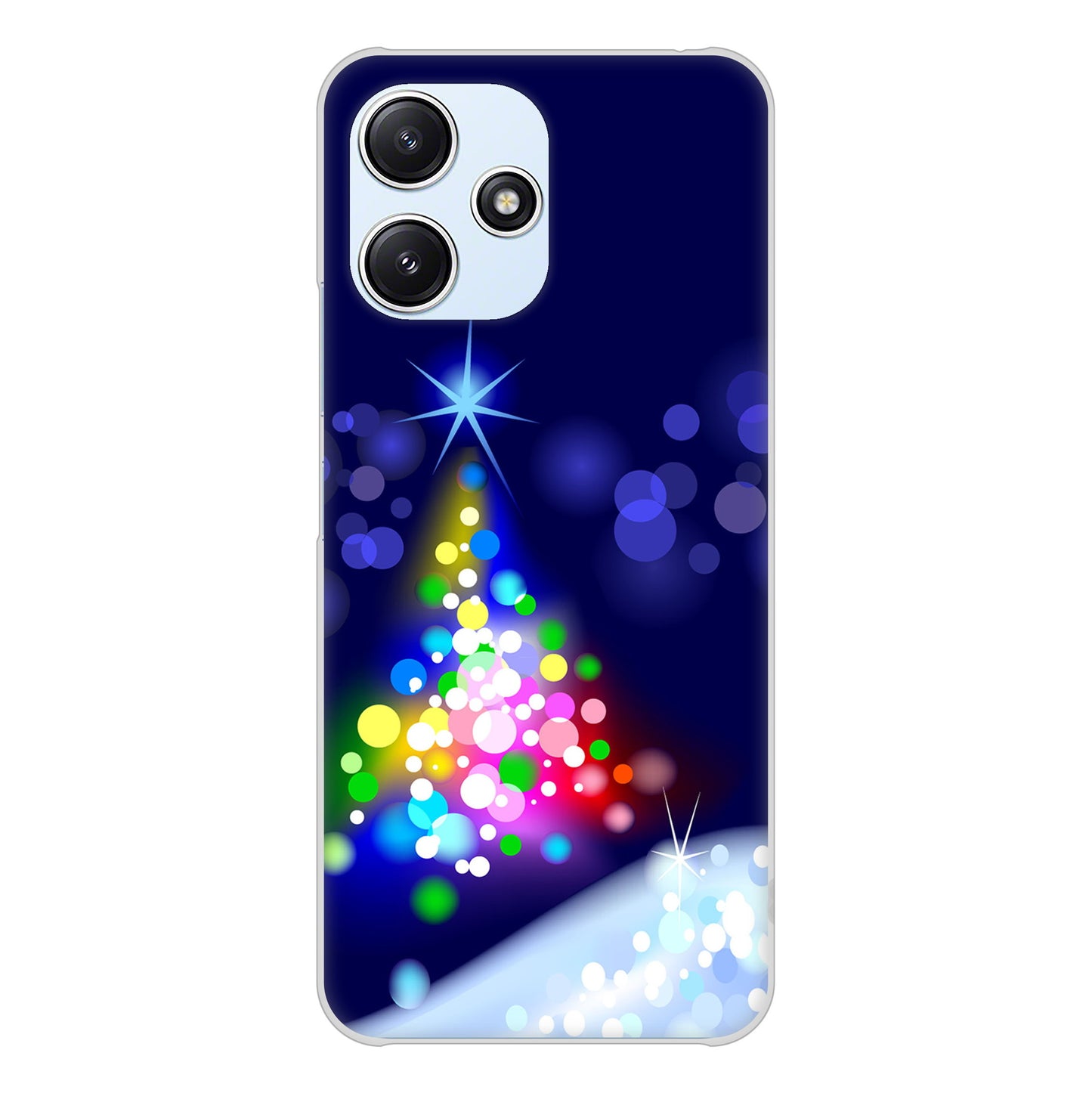 Redmi 12 5G XIG03 au 高画質仕上げ 背面印刷 ハードケースクリスマス