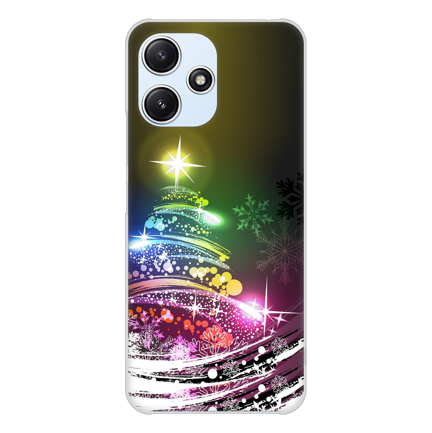 Redmi 12 5G XIG03 au 高画質仕上げ 背面印刷 ハードケースクリスマス