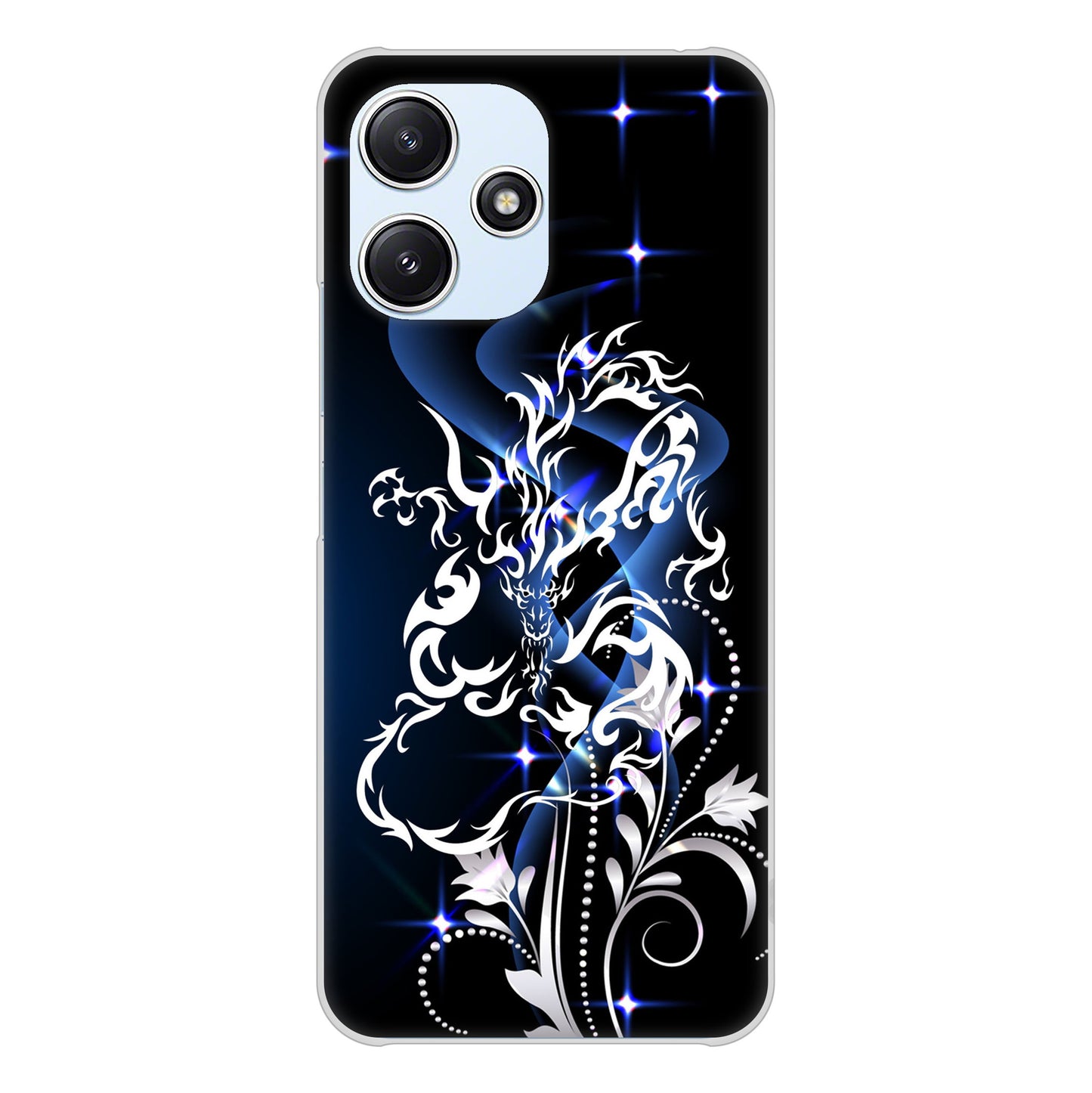 Redmi 12 5G XIG03 au 高画質仕上げ 背面印刷 ハードケースドラゴン