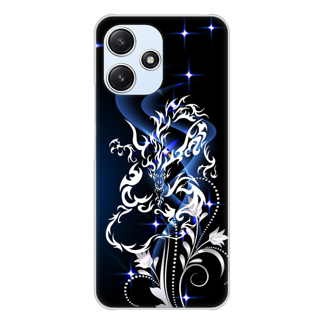 Redmi 12 5G XIG03 au 高画質仕上げ 背面印刷 ハードケースドラゴン