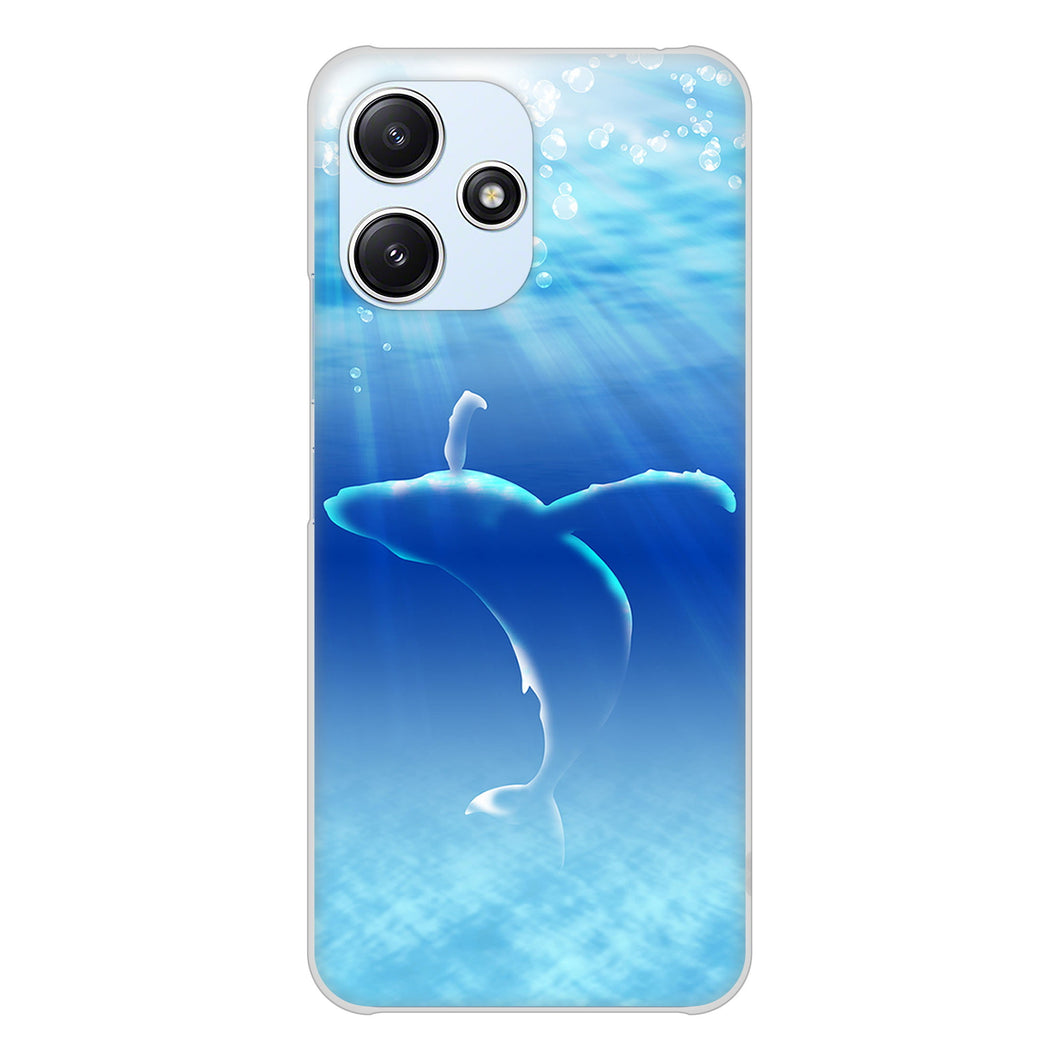 Redmi 12 5G XIG03 au 高画質仕上げ 背面印刷 ハードケース海の守り神