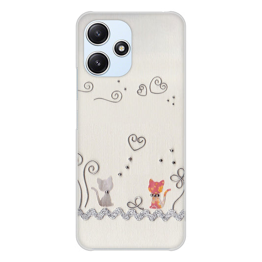 Redmi 12 5G XIG03 au 高画質仕上げ 背面印刷 ハードケースクラフト写真ネコ