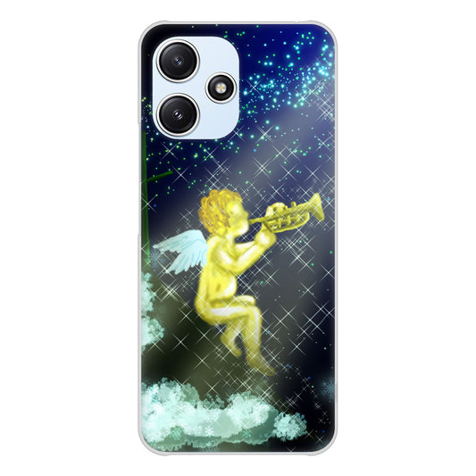 Redmi 12 5G XIG03 au 高画質仕上げ 背面印刷 ハードケース 【1248 天使の演奏】