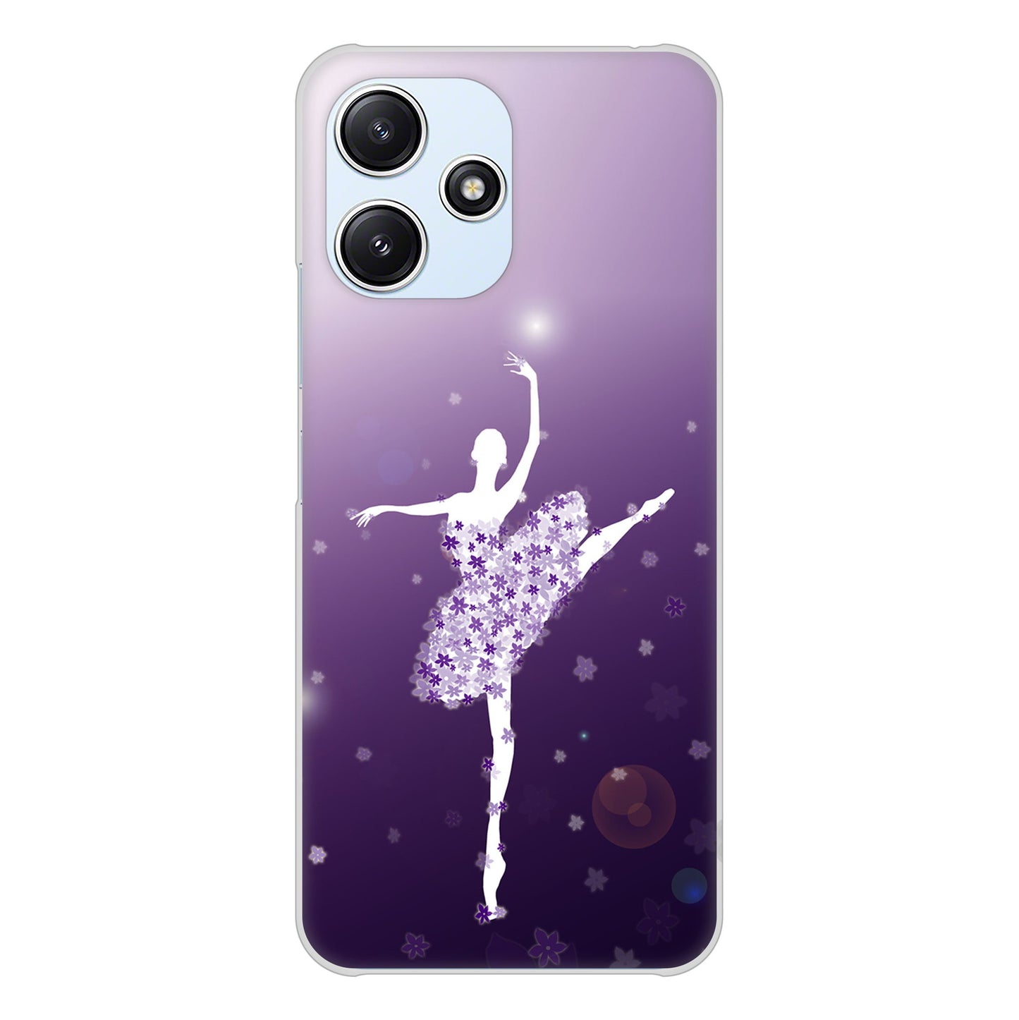Redmi 12 5G XIG03 au 高画質仕上げ 背面印刷 ハードケース 【1256 バレリーナ】