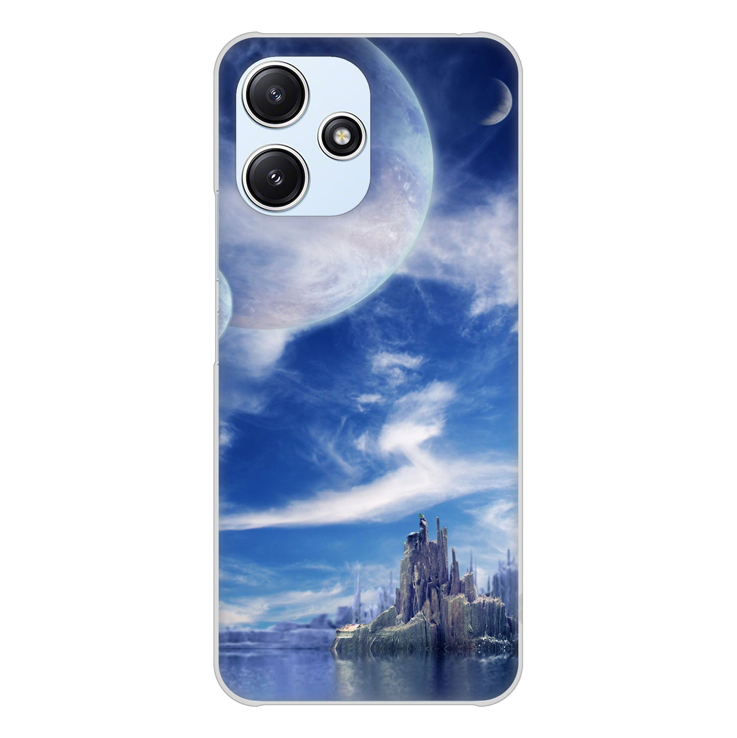 Redmi 12 5G XIG03 au 高画質仕上げ 背面印刷 ハードケース 【1270 広がる宇宙】