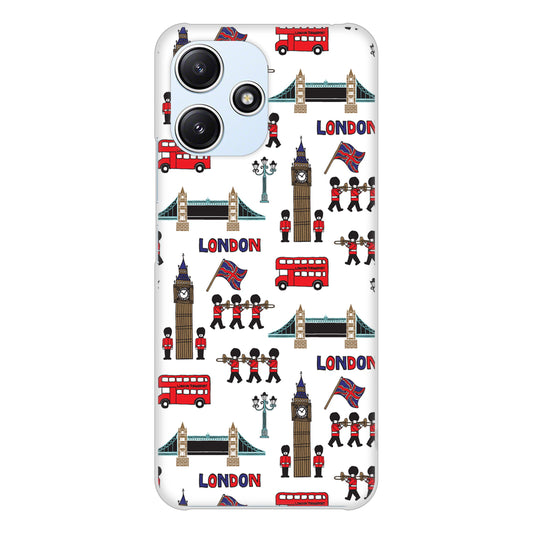 Redmi 12 5G XIG03 au 高画質仕上げ 背面印刷 ハードケース 【EK811 ロンドンの街】