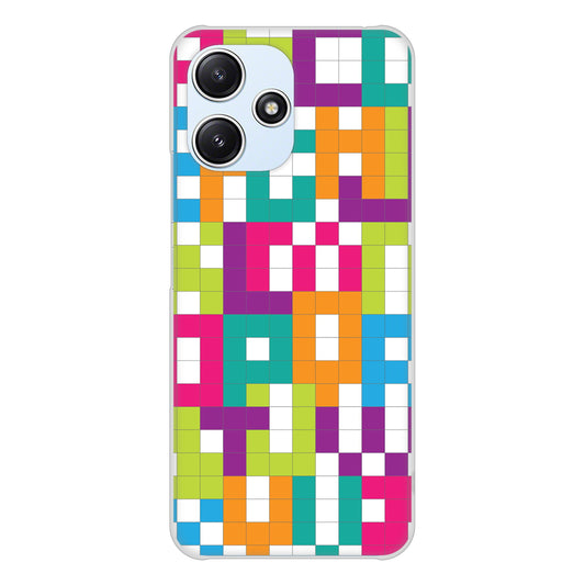 Redmi 12 5G XIG03 au 高画質仕上げ 背面印刷 ハードケース 【IB916 ブロックアルファベット】