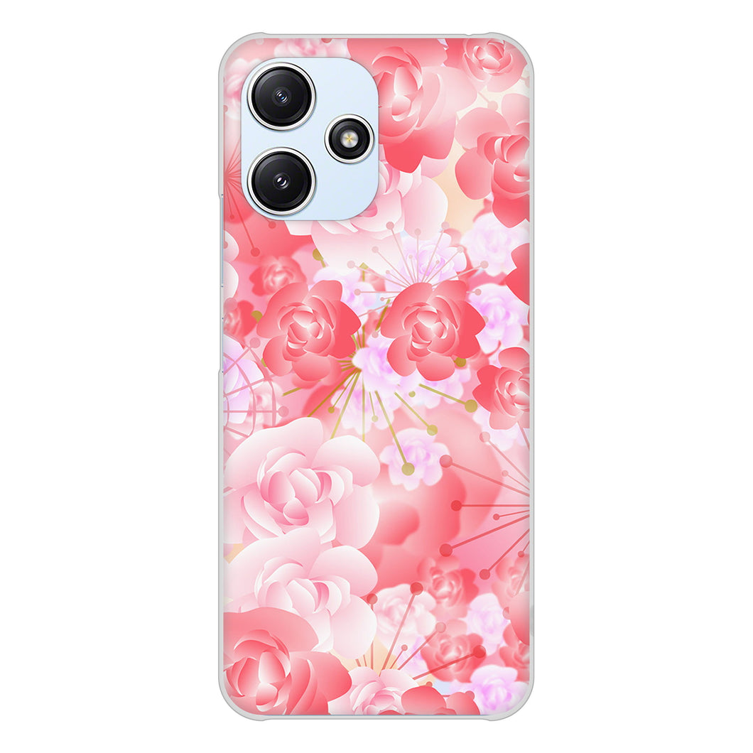 Redmi 12 5G XIG03 au 高画質仕上げ 背面印刷 ハードケース 【VA817 はんなり色の華】