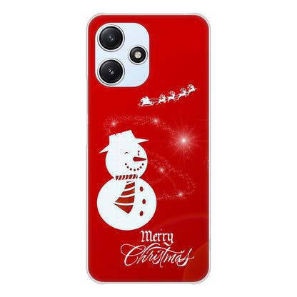 Redmi 12 5G XIG03 au 高画質仕上げ 背面印刷 ハードケースクリスマス