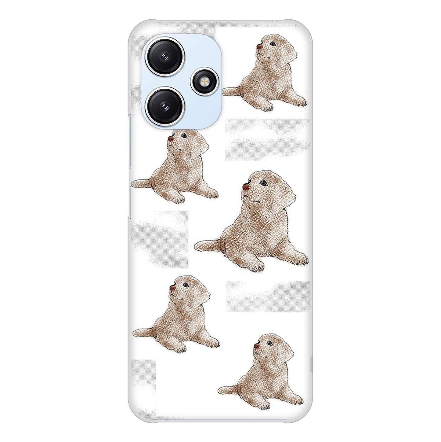 Redmi 12 5G XIG03 au 高画質仕上げ 背面印刷 ハードケースラブラドールレトリバー