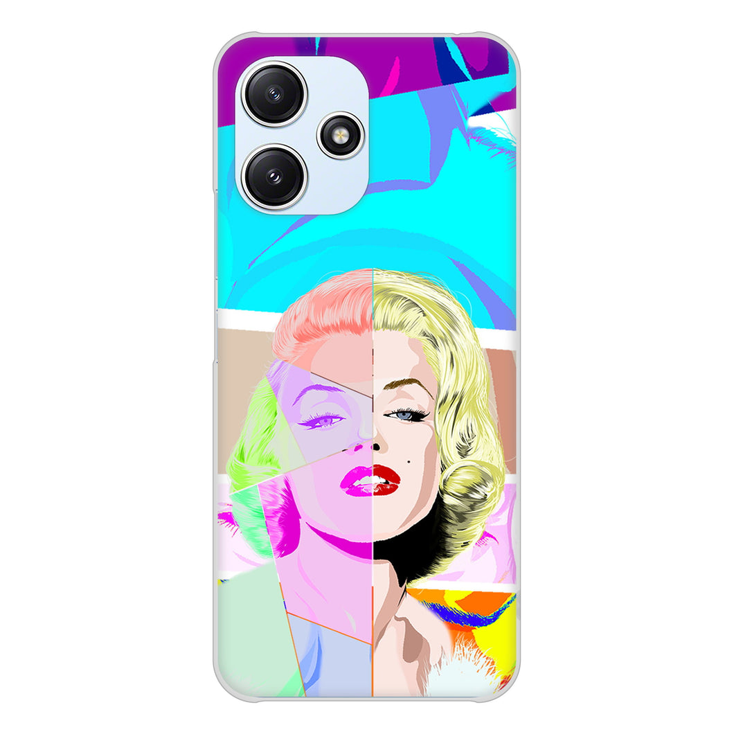 Redmi 12 5G XIG03 au 高画質仕上げ 背面印刷 ハードケースマリリンモンローデザイン