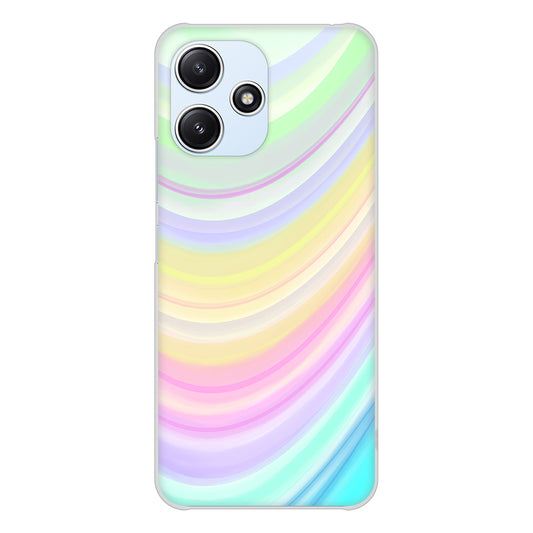 Redmi 12 5G XIG03 au 高画質仕上げ 背面印刷 ハードケースレインボー