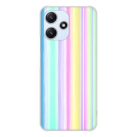 Redmi 12 5G XIG03 au 高画質仕上げ 背面印刷 ハードケースレインボー