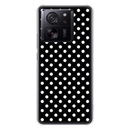 Xiaomi 13T XIG04 au 高画質仕上げ 背面印刷 ハードケースシンプル柄（水玉）